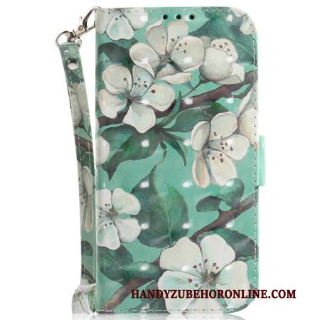 Lederhüllen Für Xiaomi Redmi Note 15 Pro Plus 5g Aquarellblumen