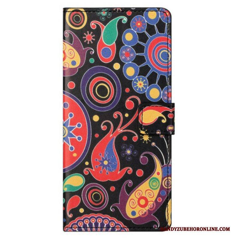 Lederhüllen Für iPhone 13 Pro Max Galaxy-design