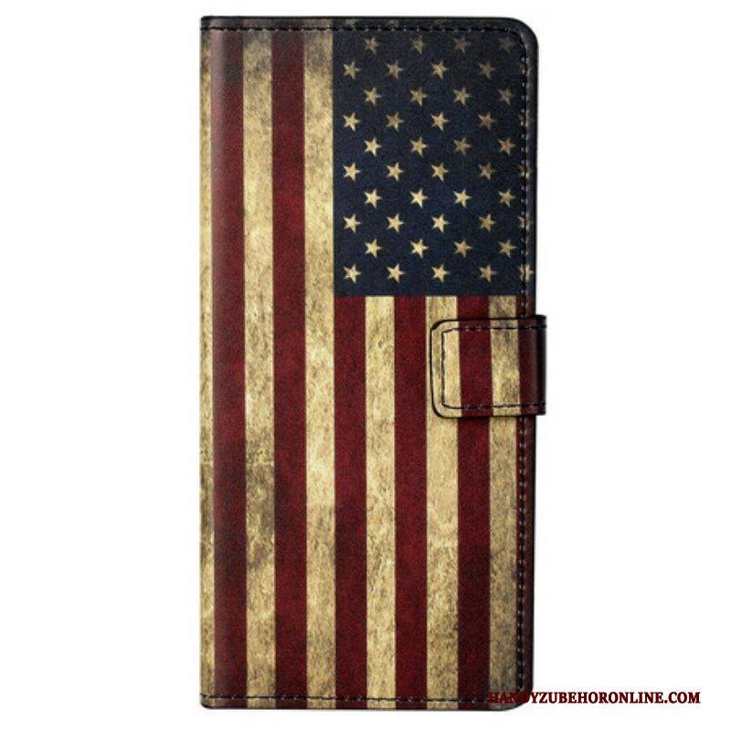 Lederhüllen Für iPhone 13 Pro Max Us Flagge