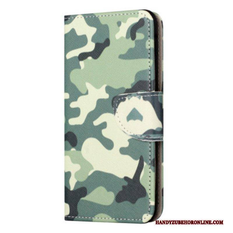 Lederhüllen Für iPhone 15 Militärtarnung