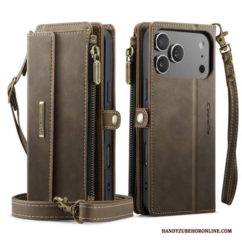 Lederhüllen Für iPhone 17 Pro Max Caseme Geldbörse