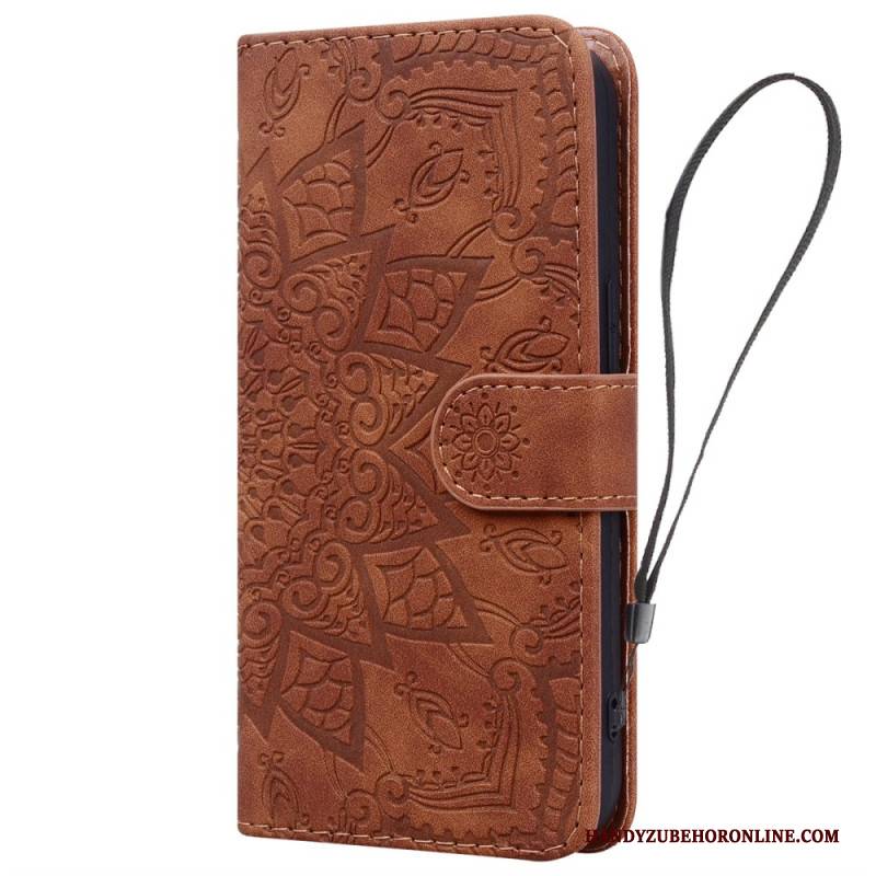 Lederhüllen Google Pixel 10 Pro Xl Florales Mandala-muster