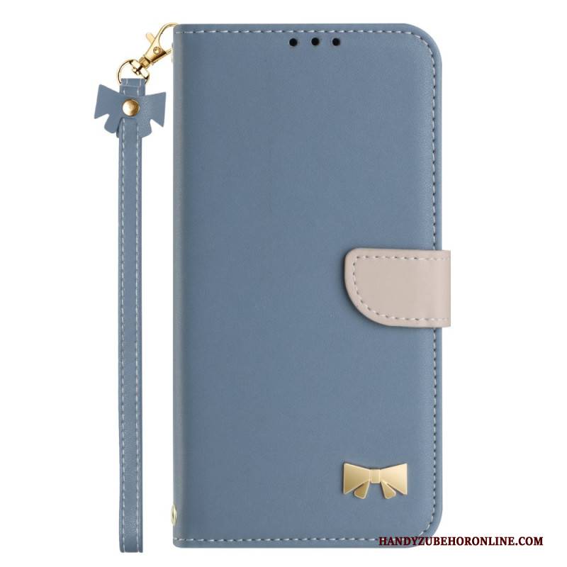 Lederhüllen Google Pixel 10 Pro Xl Handyhülle Fliege Mit Lanyard