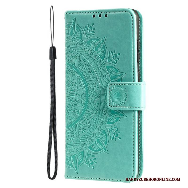 Lederhüllen Google Pixel 10a Handyhülle Sonnenmandala