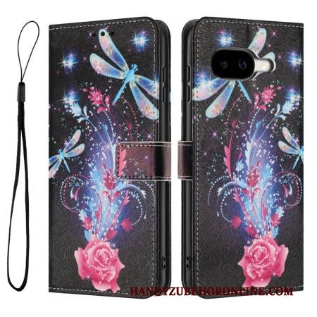 Lederhüllen Google Pixel 10a Libellenmuster