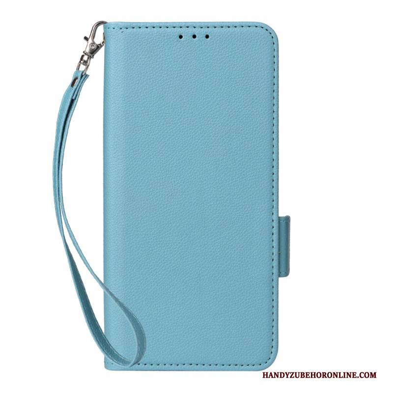 Lederhüllen Huawei Nova 13 Pro Litschi-kunstlederriemen