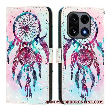 Lederhüllen Oneplus 15 Handyhülle Aquarell Traumfänger