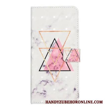 Lederhüllen Oneplus Nord 4 3d-dreiecke