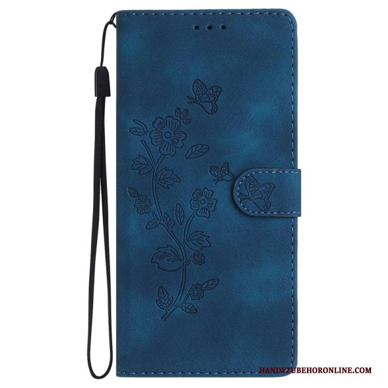 Lederhüllen Oneplus Nord 4 Blumenmuster