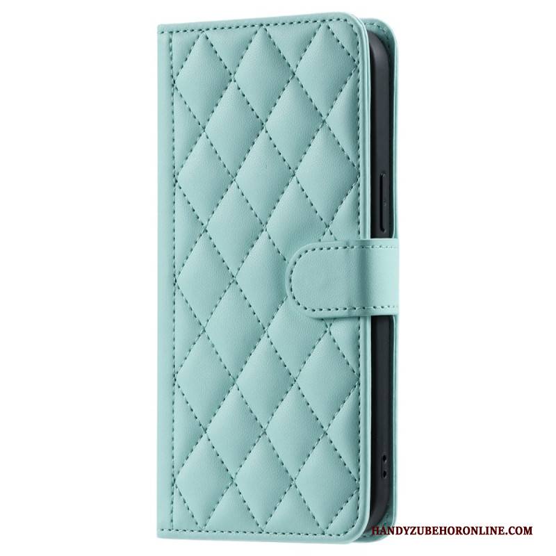 Lederhüllen Oppo Find X8 Handyhülle Gesteppt Mit Riemen Und Schulterriemen