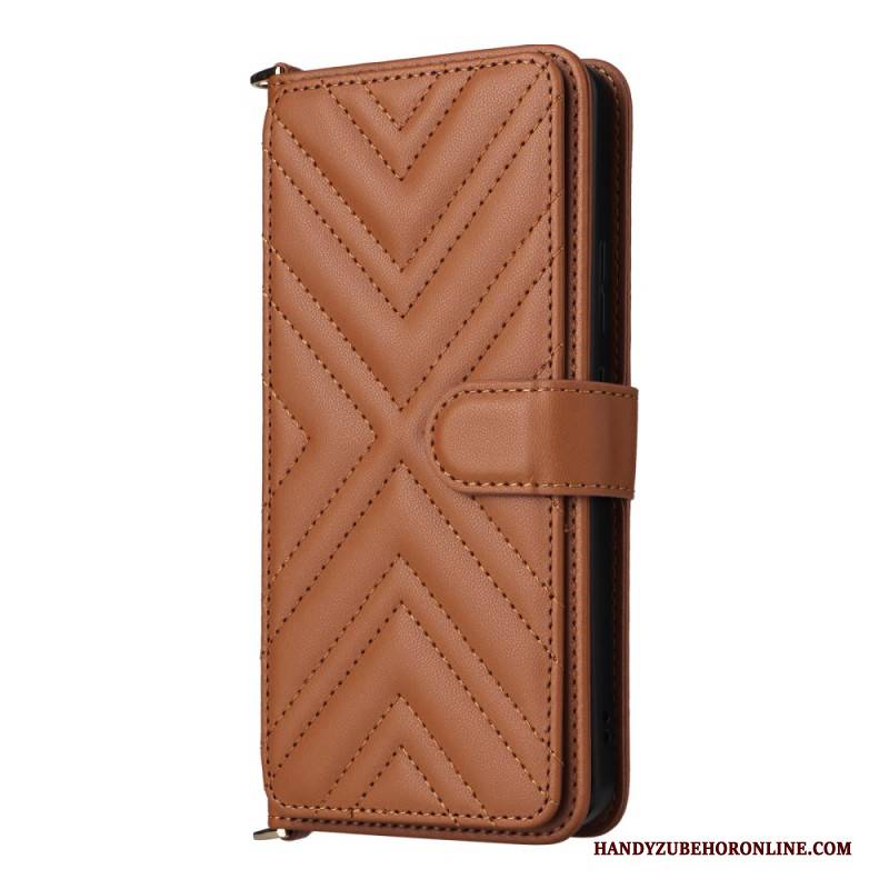 Lederhüllen Oppo Reno 13f 4g / 5g / 13 Fs 5g Premium-retro-schultertasche Mit Lanyard