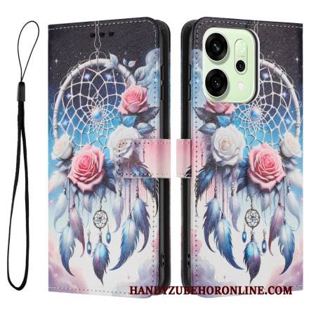 Lederhüllen Oppo Reno 14 5g Blumen-traumfänger