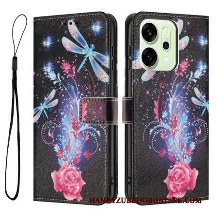 Lederhüllen Oppo Reno 14 Pro 5g Handyhülle Libellen