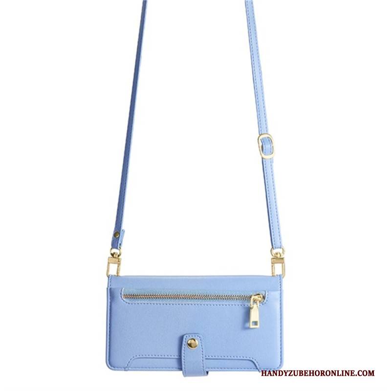 Lederhüllen Realme 14 5g Handyhülle Geldbörse Mit Reißverschluss Riemen Und Schulterriemen