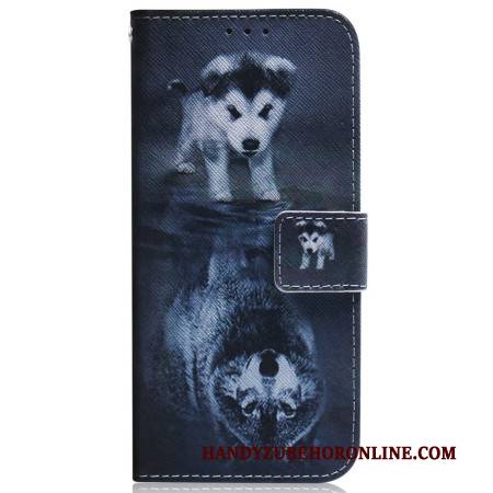 Lederhüllen Realme 14 5g Handyhülle Welpentraum