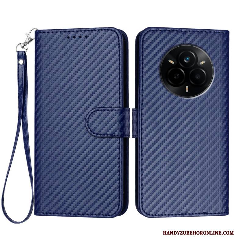 Lederhüllen Realme 14 Pro 5g Carbonfaser