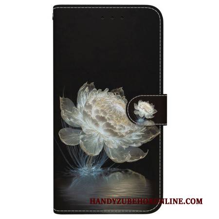Lederhüllen Realme 14 Pro 5g Handyhülle Kristall-pfingstrose