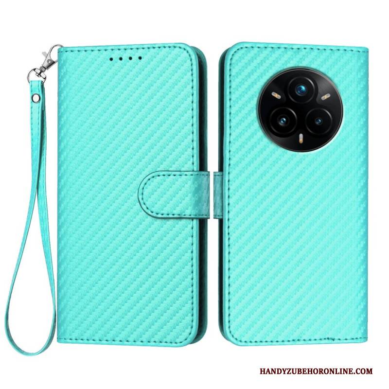 Lederhüllen Realme 14 Pro Plus 5g Carbonfaser-armband