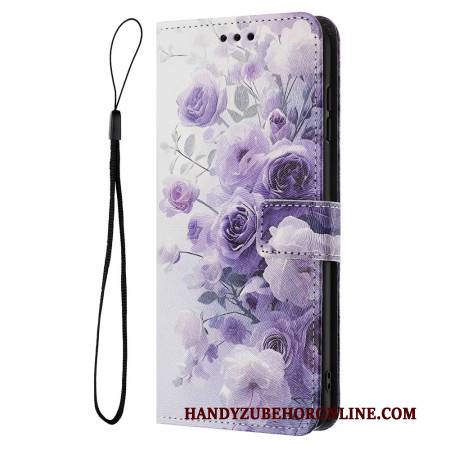 Lederhüllen Realme 14t 5g Handyhülle Rosa Und Lila