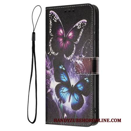 Lederhüllen Realme 14t 5g Zwei Schmetterlinge