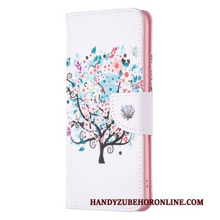 Lederhüllen Realme C53 Blühender Baum