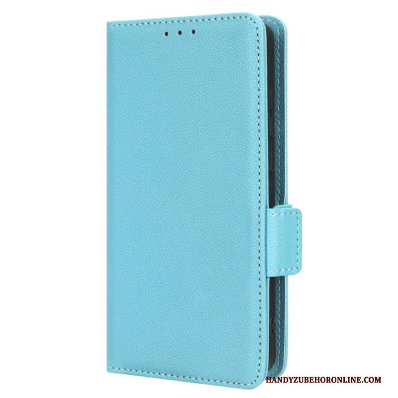 Lederhüllen Realme C55 Handyhülle Schmale Geldbörse Mit Riemen