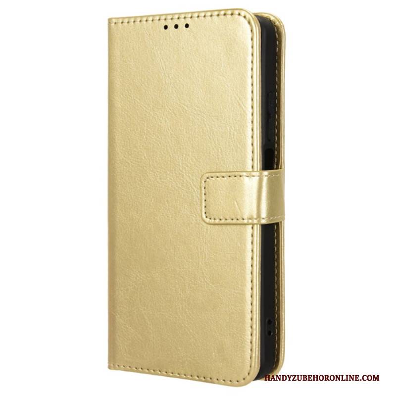 Lederhüllen Realme C61 Glänzendes Kunstleder