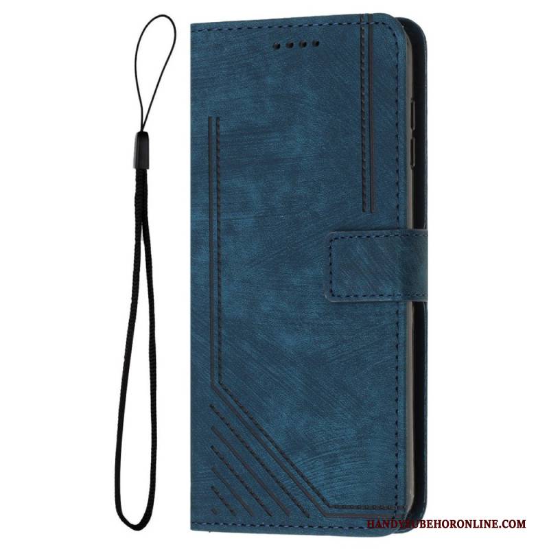 Lederhüllen Realme C63 Retro-linien