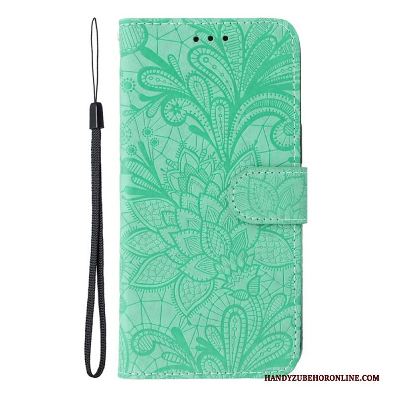 Lederhüllen Realme C75 Blumenmuster