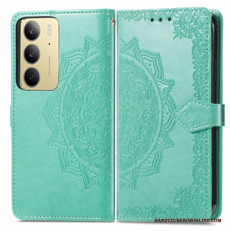 Lederhüllen Realme C75 Handyhülle Barockes Mandala