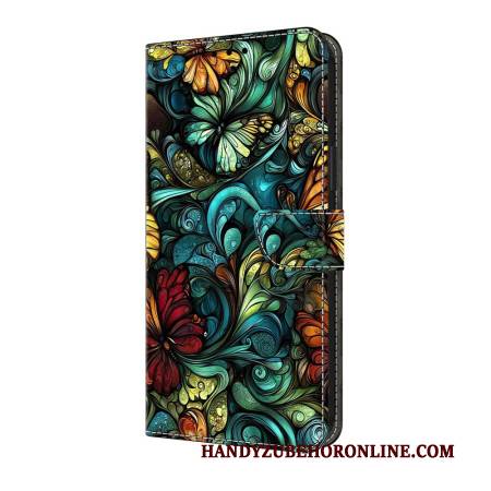 Lederhüllen Samsung Galaxy A17 4g / 5g Aquarellblumen Und -pflanzen