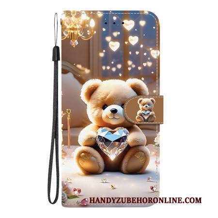 Lederhüllen Samsung Galaxy A17 4g / 5g Diamantbär