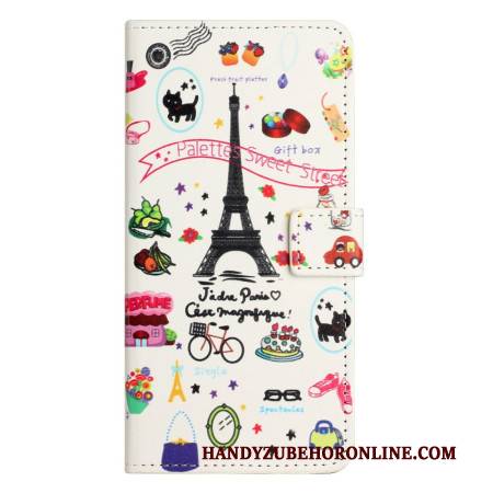 Lederhüllen Samsung Galaxy A17 4g / 5g Handyhülle Ich Liebe Paris