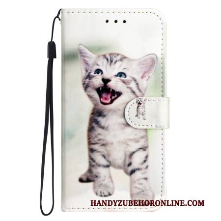 Lederhüllen Samsung Galaxy A17 4g / 5g Handyhülle Katzenmuster