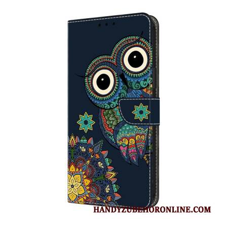 Lederhüllen Samsung Galaxy A17 4g / 5g Mandala-eule