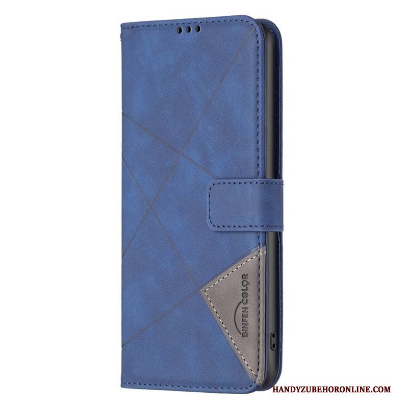 Lederhüllen Samsung Galaxy S25 5g Edge Geometrisches Muster Binfen Color
