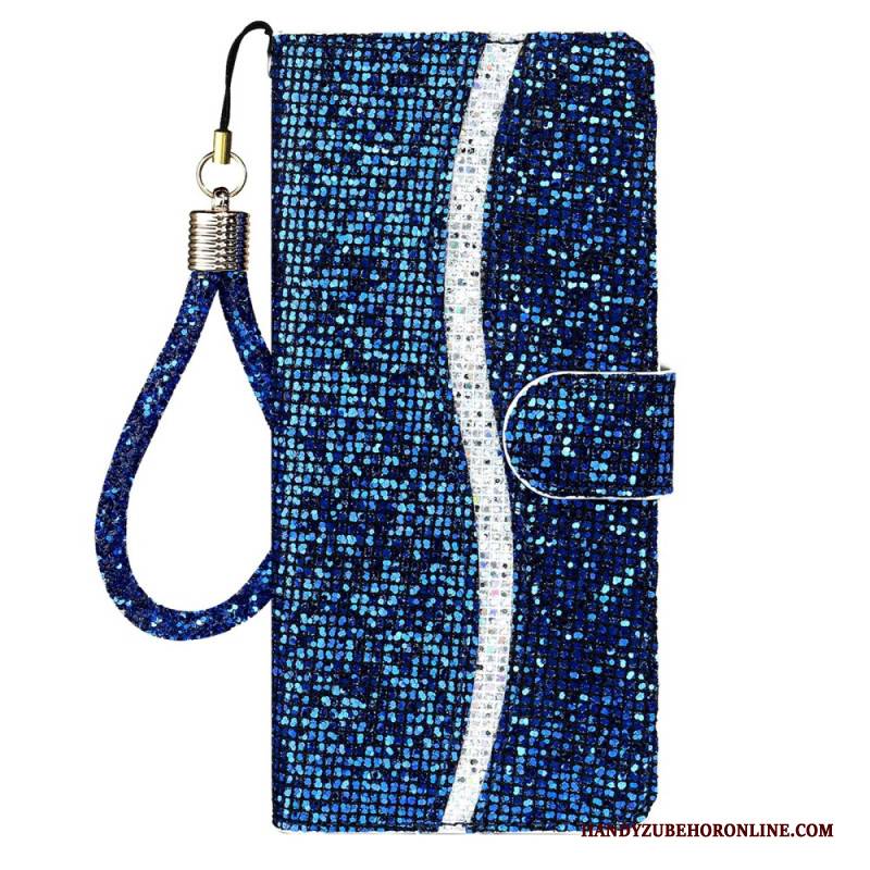 Lederhüllen Samsung Galaxy S25 5g Edge Handyhülle Pailletten Im S-design