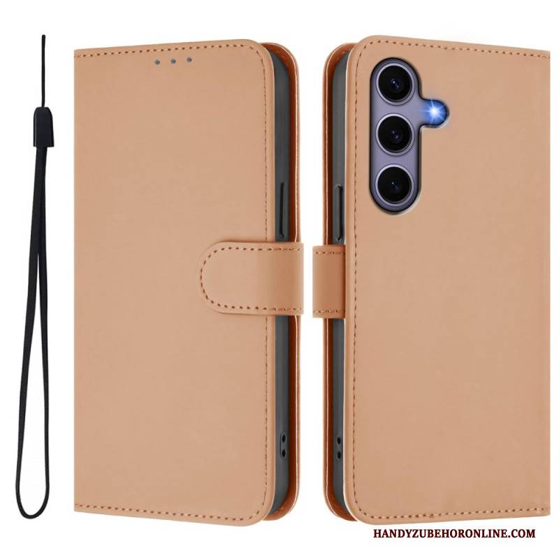 Lederhüllen Samsung Galaxy S25 5g Kunstleder-lanyard