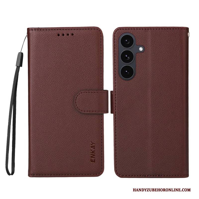 Lederhüllen Samsung Galaxy S25 Fe Handyhülle Enkay