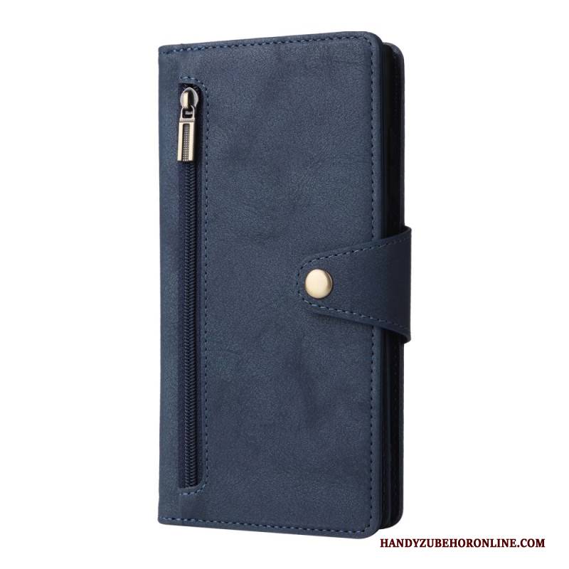 Lederhüllen Samsung Galaxy S25 Ultra 5g Handyhülle Geldbörse In Wildlederoptik Mit Riemen