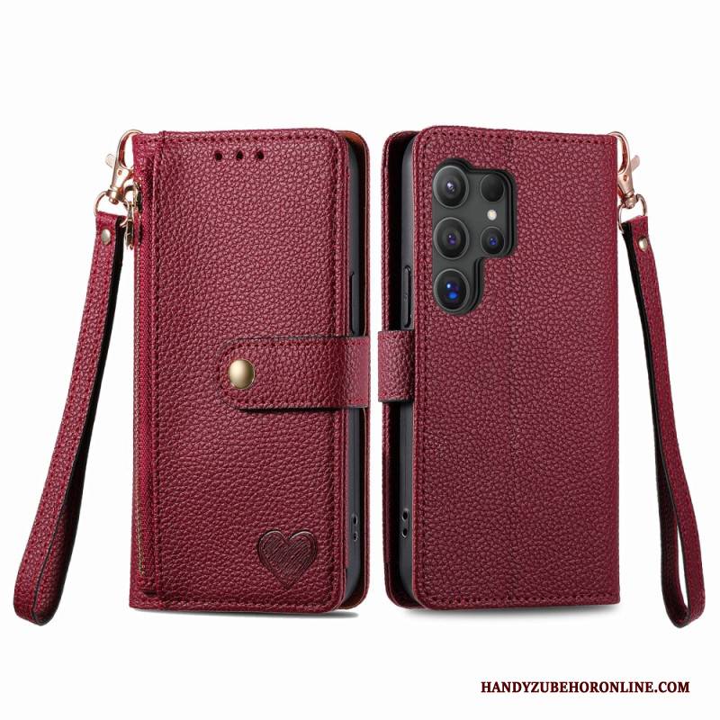 Lederhüllen Samsung Galaxy S25 Ultra 5g Herz
