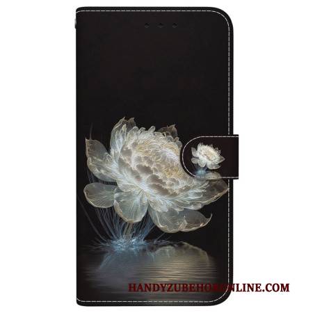 Lederhüllen Samsung Galaxy S26 Handyhülle Kristall-pfingstrose