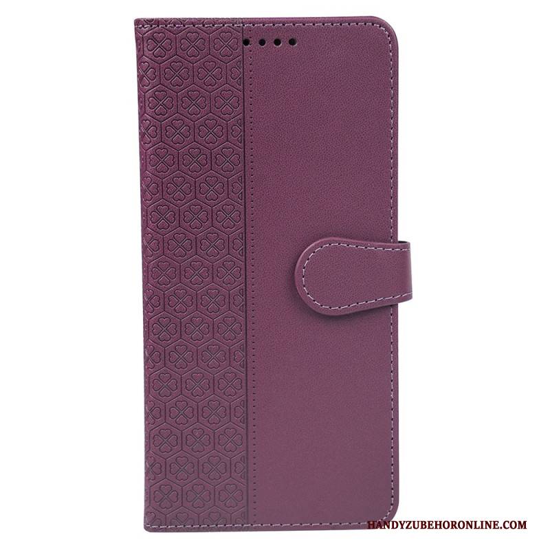 Lederhüllen Samsung Galaxy S26 Handyhülle Vierblättriges Kleeblatt