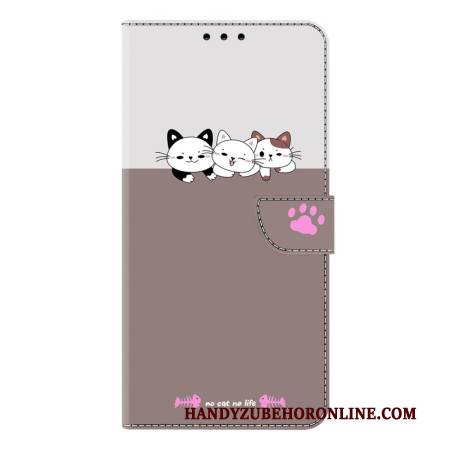 Lederhüllen Samsung Galaxy S26 Plus Grafik Katzen