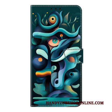 Lederhüllen Samsung Galaxy S26 Plus Grünes Ombré-graffiti