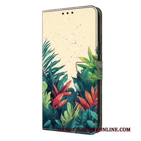 Lederhüllen Samsung Galaxy S26 Plus Handyhülle Blätter