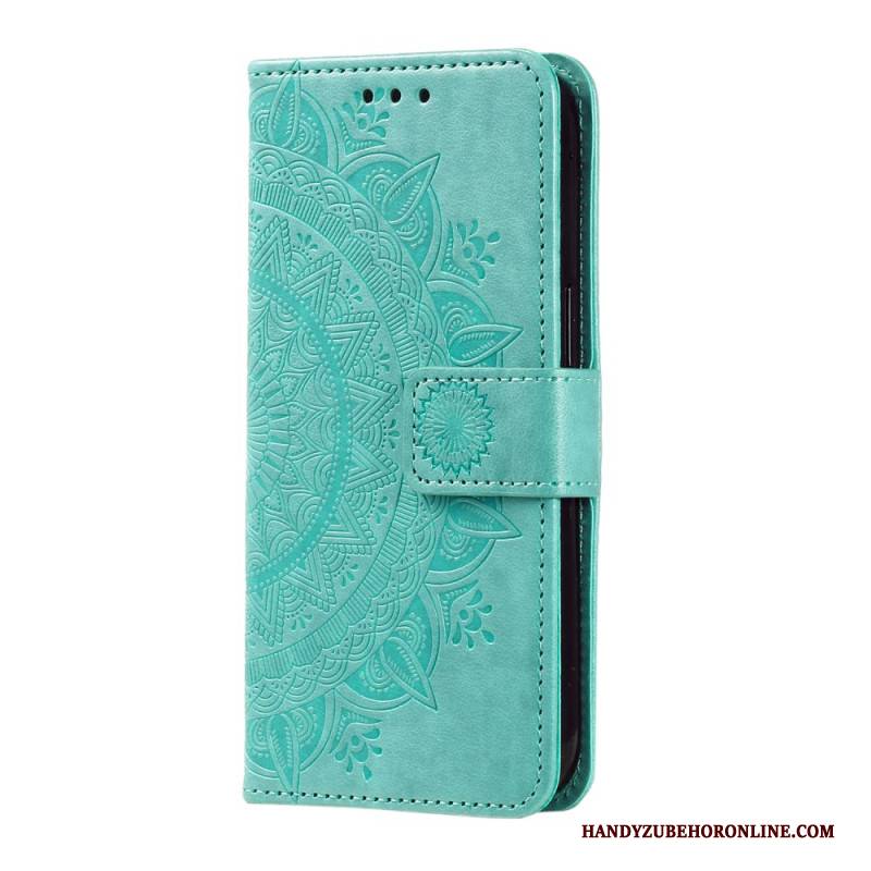 Lederhüllen Samsung Galaxy S26 Plus Handyhülle Mandala-sonne