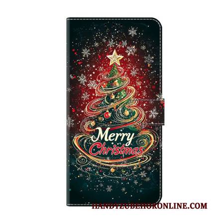 Lederhüllen Samsung Galaxy S26 Plus Handyhülle Weihnachtsbaum