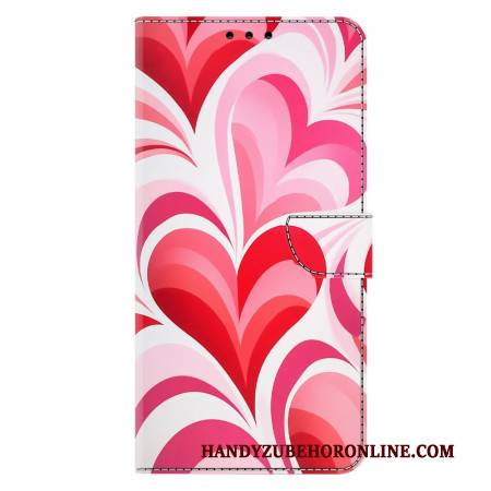 Lederhüllen Samsung Galaxy S26 Plus Herzmuster