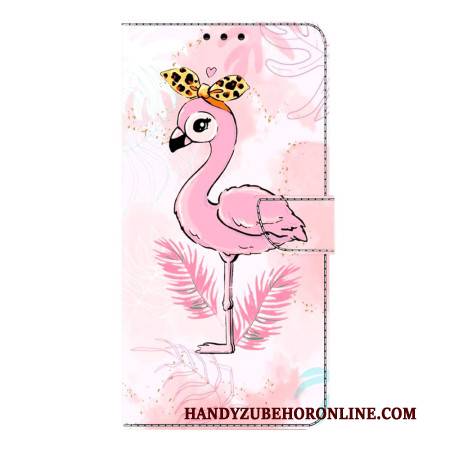 Lederhüllen Samsung Galaxy S26 Plus Rosa Vogelmotiv